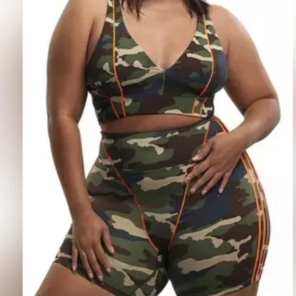 Adidas Ivy Park Camouflage Sports Set - Picture 1 of 6